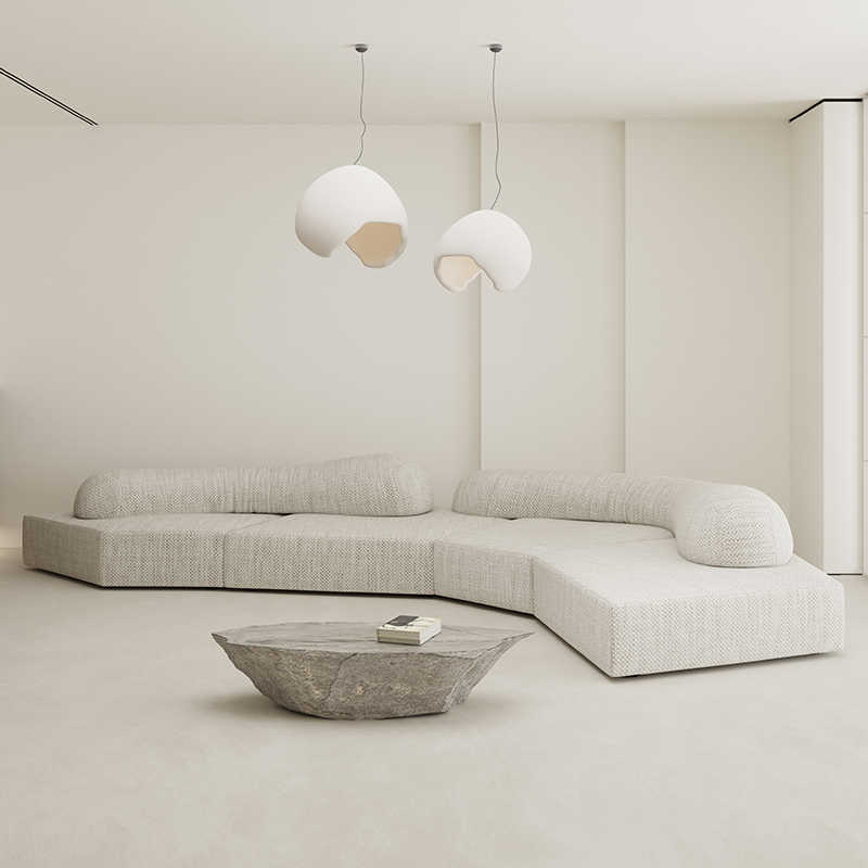 Abnormity module rock sofa Villa abnormity personality combination designer large flat fabric sofa