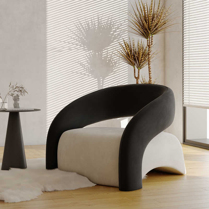Nordic designer single sofa ins wind network red modern minimalist light luxury living room balcony leisure tiger chair