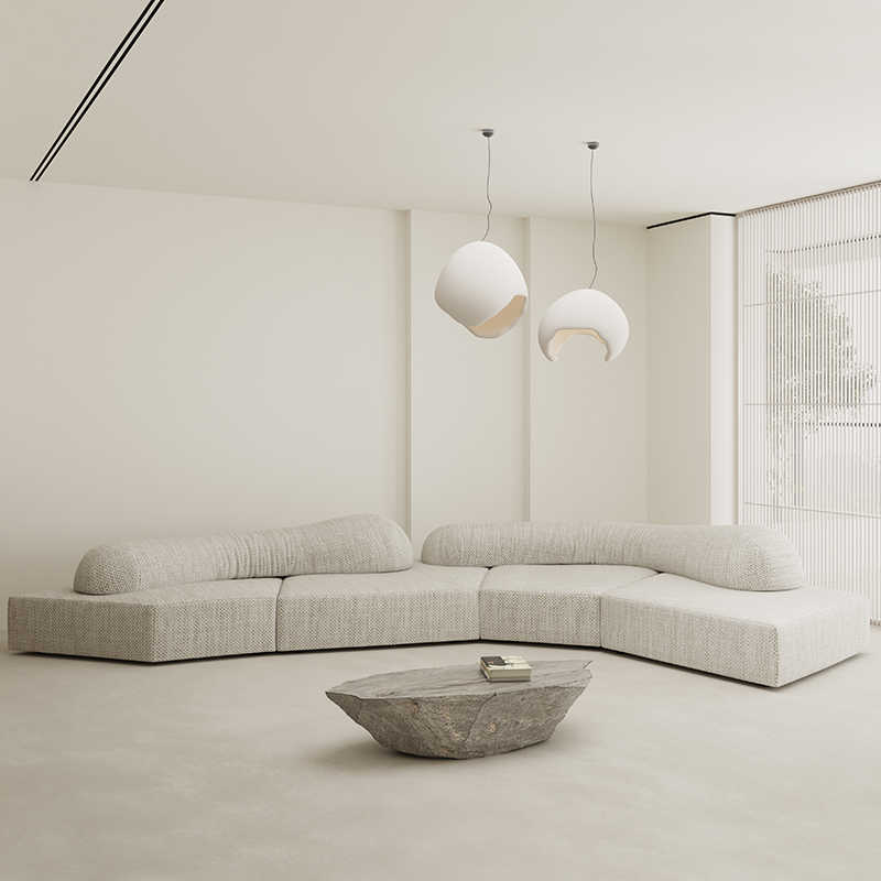 Abnormity module rock sofa Villa abnormity personality combination designer large flat fabric sofa