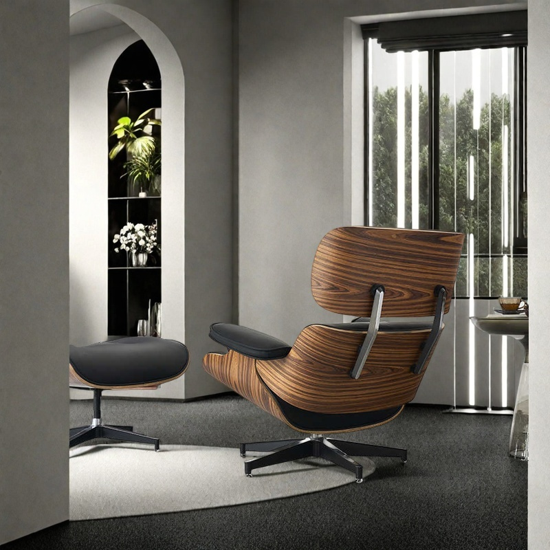 Eames Lounge Chair designer light luxury original EAMES high-end sofa chair Italian leather casual boss chair