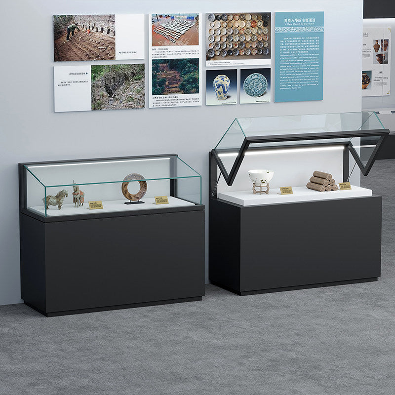 Lockable Display Case for Jewelry Store Glass Top Showcase