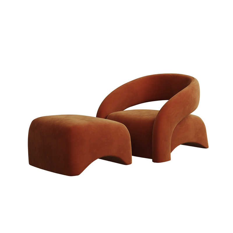 Nordic designer single sofa ins wind network red modern minimalist light luxury living room balcony leisure tiger chair