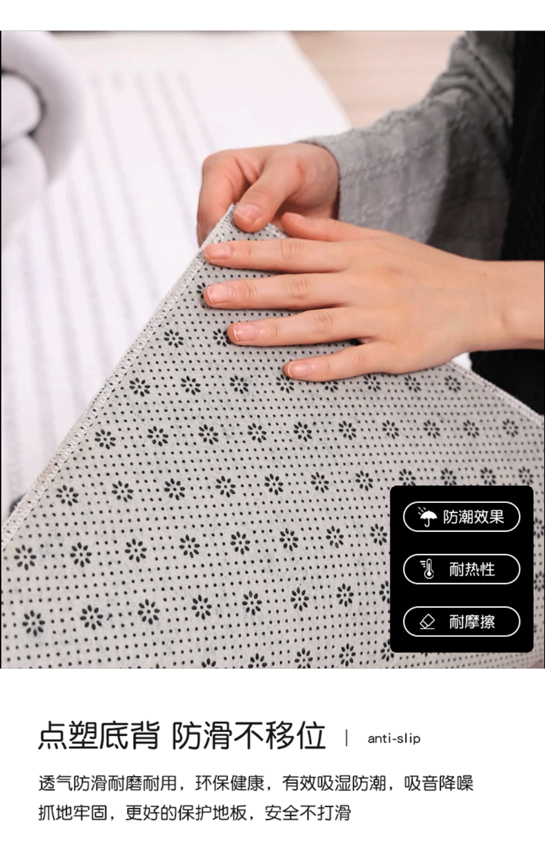 Round carpet Deluxe living room chair cushion Cloakroom bedroom floor mat cream air household bed blanket machine washable