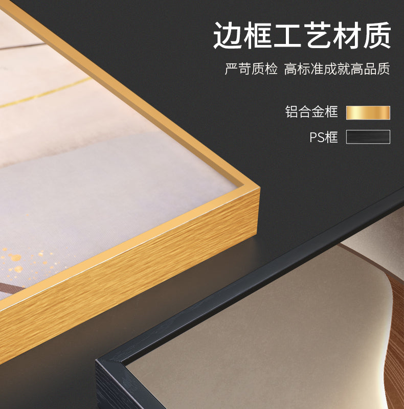 Xi on the branches of the living room TV background wall decorative painting Chinese knot into the household is opposite the door Wangyun Chinese corner hanging painting