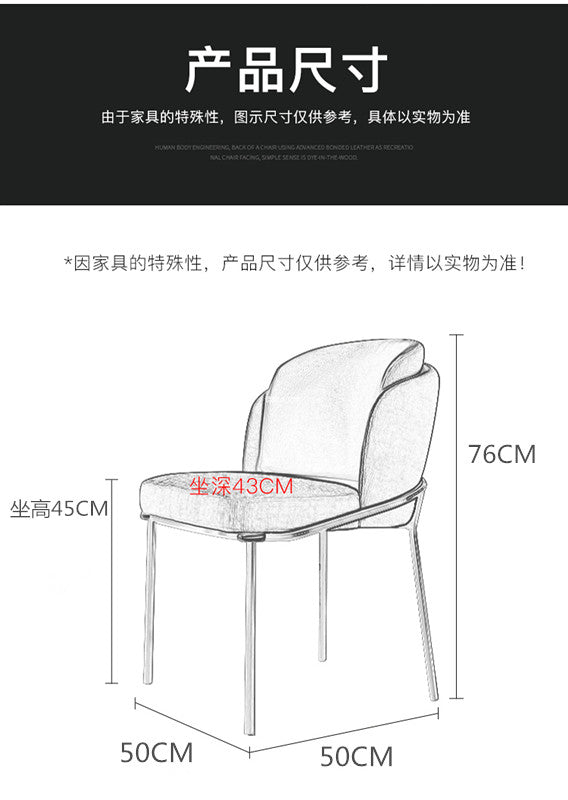 Net red chair Nordic leisure chair