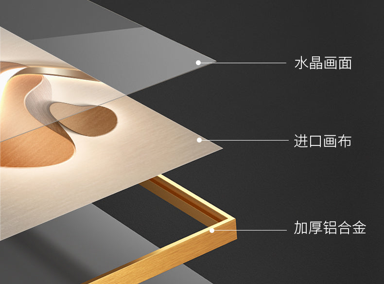Stone to run the restaurant decoration painting 2025 new modern light luxury dining table background wall hanging painting high-level sense porch painting