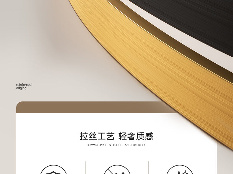 Fortune tree restaurant decoration painting light luxury luxury sense table clock hanging painting atmospheric living room wall clock mural wall clock