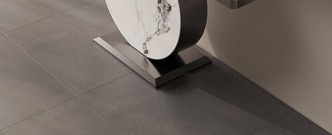 Light luxury wind rock panel porch entry simple corridor corridor stainless steel art end view table against the wall porch table