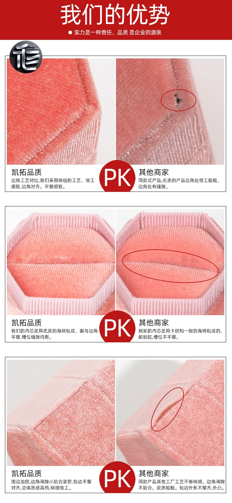 Custom Jewelry Box for Small Business,Velvet Jewelry Box – Premium Ring & Necklace Gift Box for Women, Elegant Wedding Engagement Present