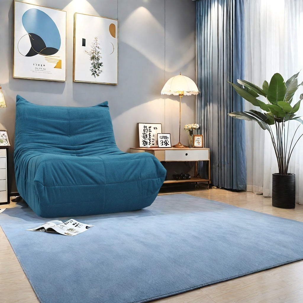 Compress sofa-YF407-1 DRAK-BLUE