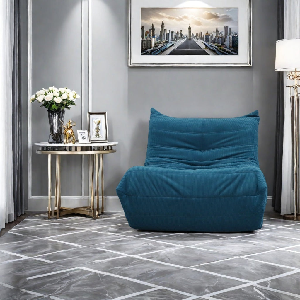 Compress sofa-YF407-1 DRAK-BLUE