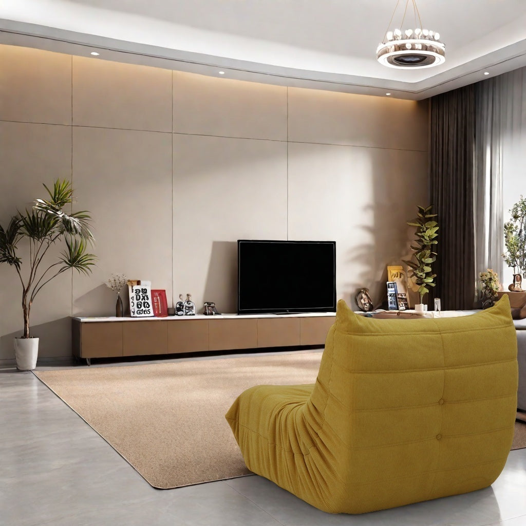 Compress sofa-YF407-1 YELLOW