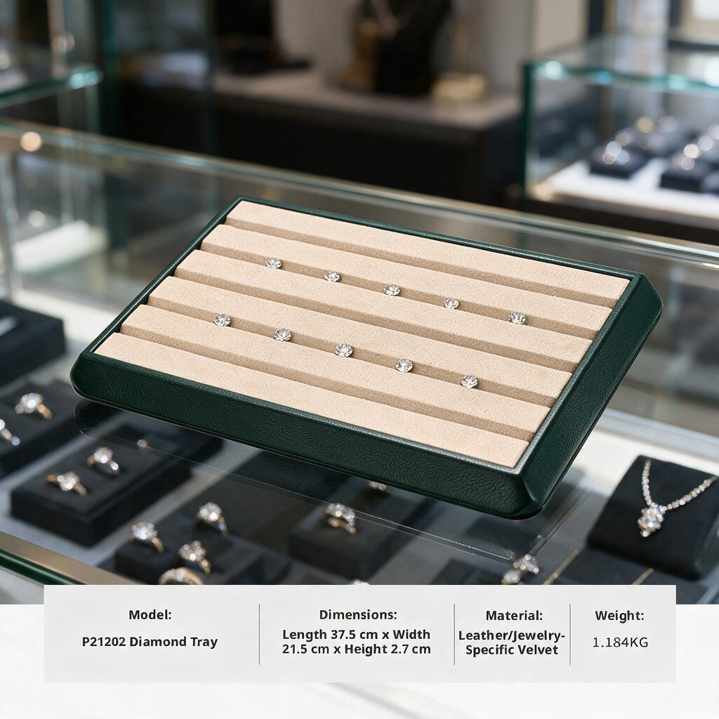 Portable Jewelry Storage Box, Gemstone Organizer for Travel Display