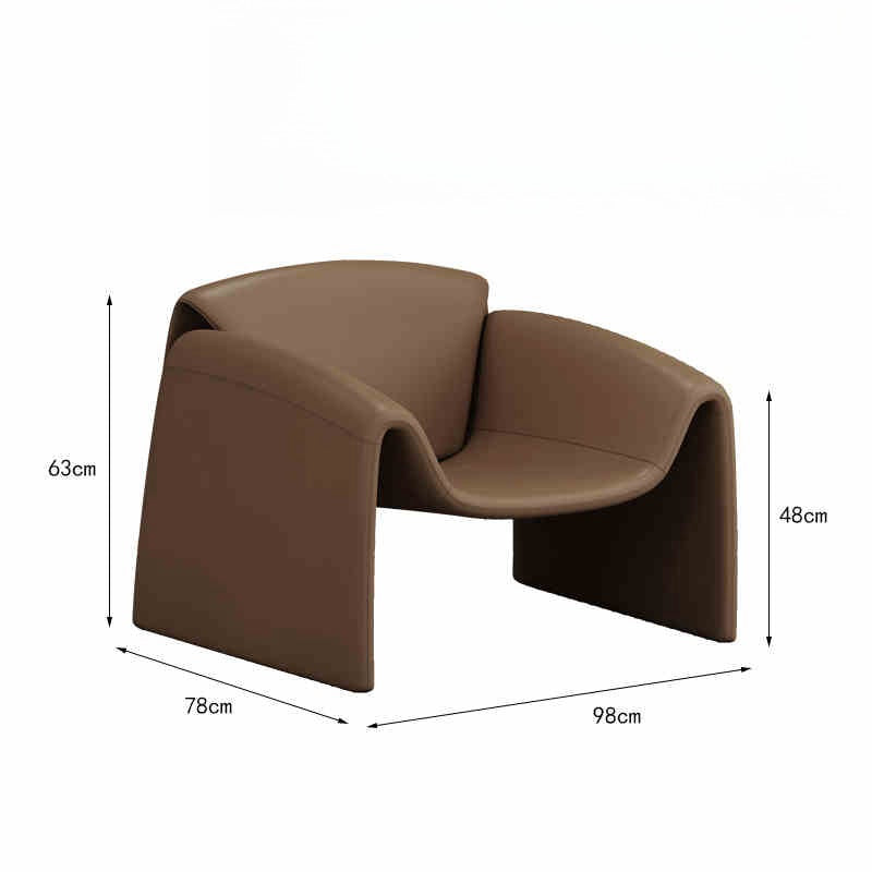 Net red creative light luxury leisure chair designer lazy living room balcony crab chair modern simple single sofa chair