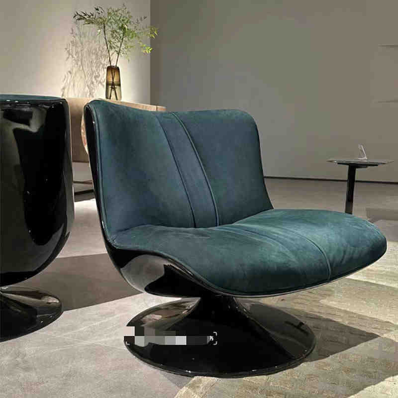 Designer baxter minimalist casual living room creative light luxury single FRP revolving lazy duck bill sofa chair