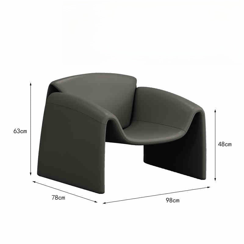 Net red creative light luxury leisure chair designer lazy living room balcony crab chair modern simple single sofa chair