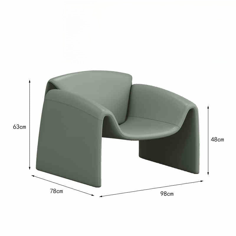 Net red creative light luxury leisure chair designer lazy living room balcony crab chair modern simple single sofa chair