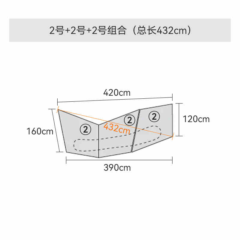 Abnormity module rock sofa Villa abnormity personality combination designer large flat fabric sofa