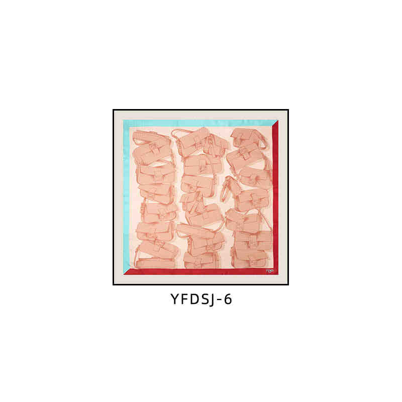 FEN DI di silk scarf decorative painting FEN modern light luxury senior sense square hanging painting restaurant dining room porch murals