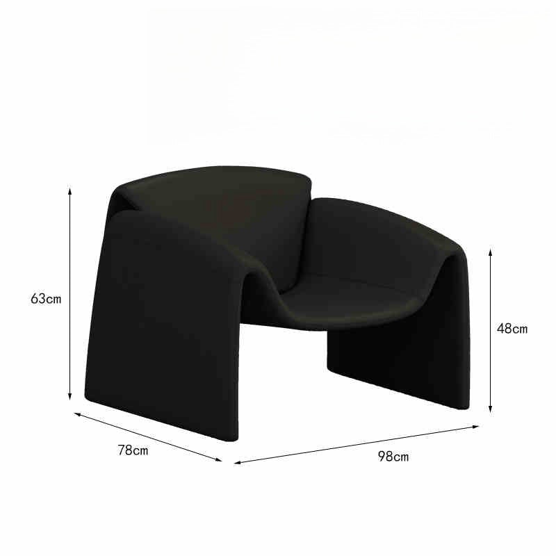 Net red creative light luxury leisure chair designer lazy living room balcony crab chair modern simple single sofa chair