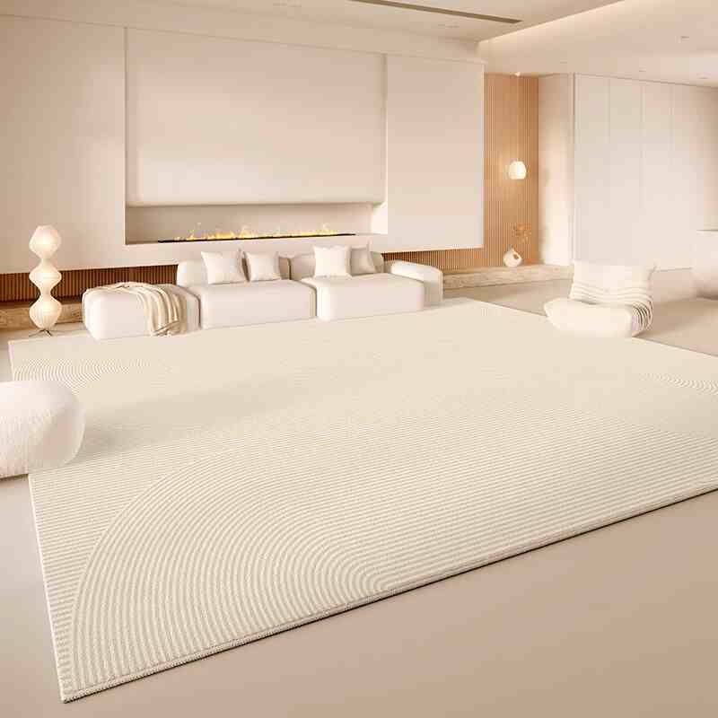 Imitation cashmere living room carpet cream wind large area full spread sofa coffee table blanket washable and erasable