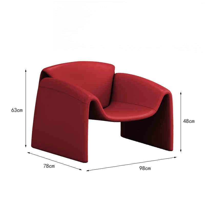 Net red creative light luxury leisure chair designer lazy living room balcony crab chair modern simple single sofa chair