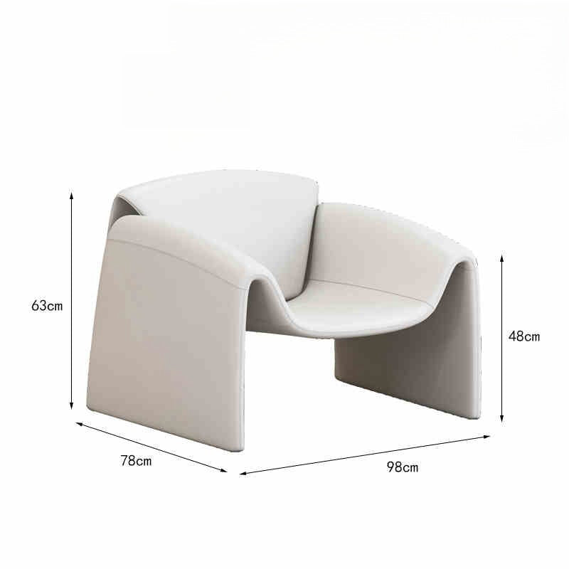 Net red creative light luxury leisure chair designer lazy living room balcony crab chair modern simple single sofa chair