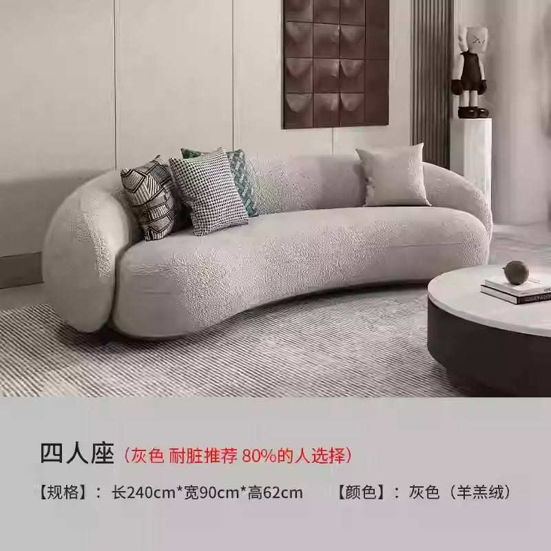 Nordic fabric sofa creative small apartment simple
