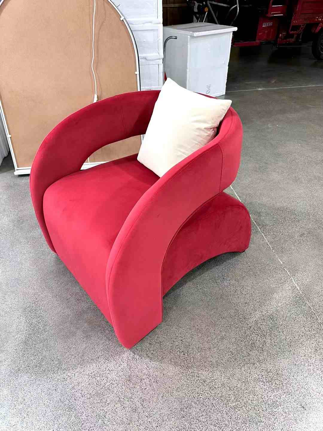 Nordic designer single sofa ins wind network red modern minimalist light luxury living room balcony leisure tiger chair