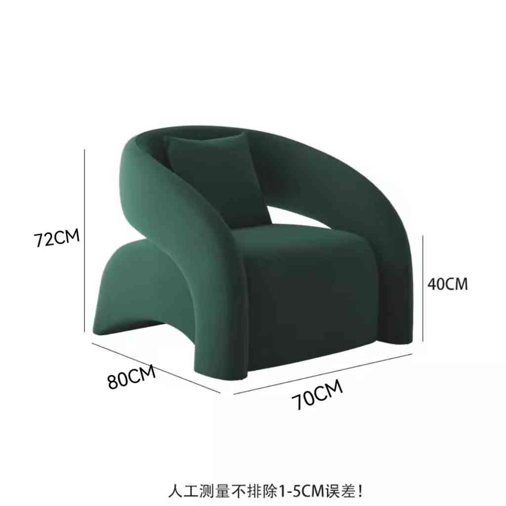 Nordic designer single sofa ins wind network red modern minimalist light luxury living room balcony leisure tiger chair