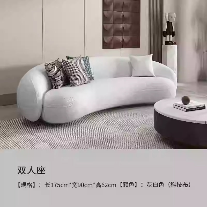 Nordic fabric sofa creative small apartment simple