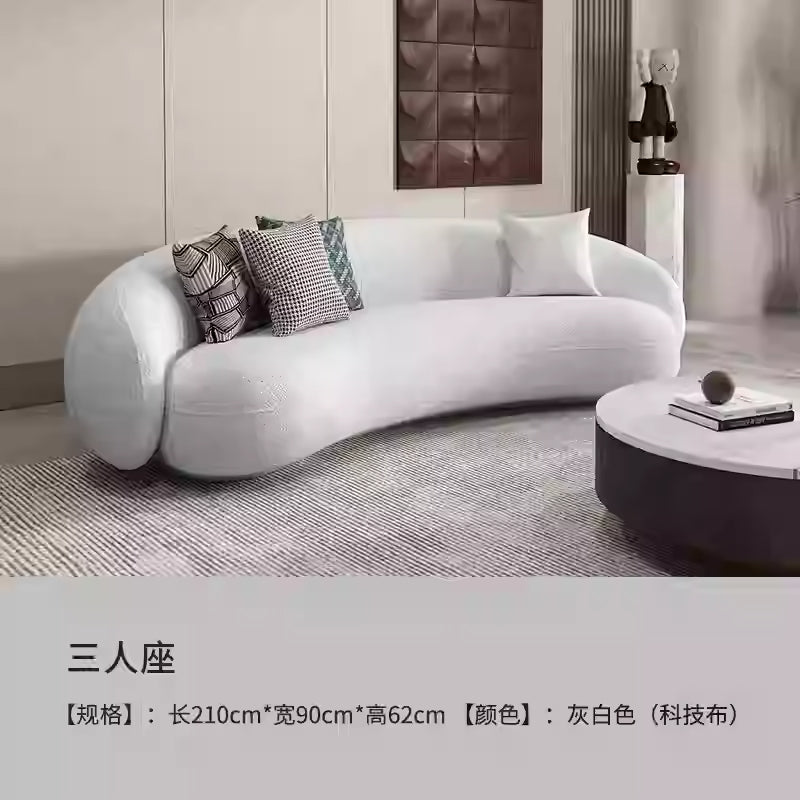 Nordic fabric sofa creative small apartment simple