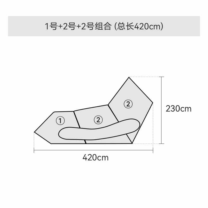 Abnormity module rock sofa Villa abnormity personality combination designer large flat fabric sofa