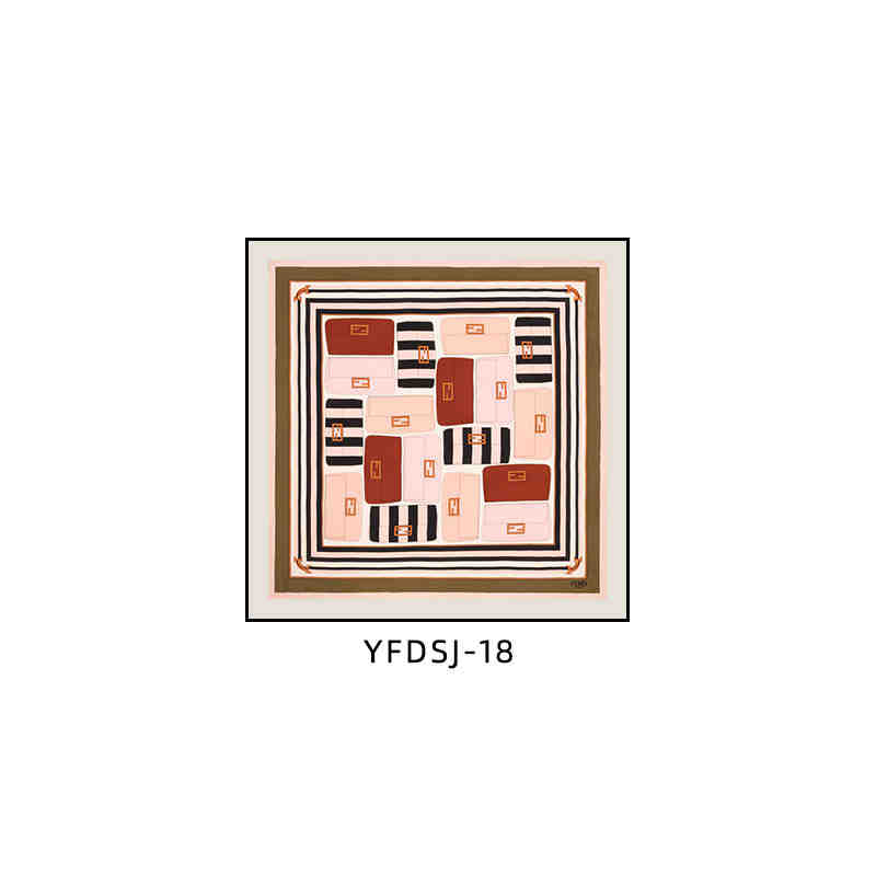 FEN DI di silk scarf decorative painting FEN modern light luxury senior sense square hanging painting restaurant dining room porch murals