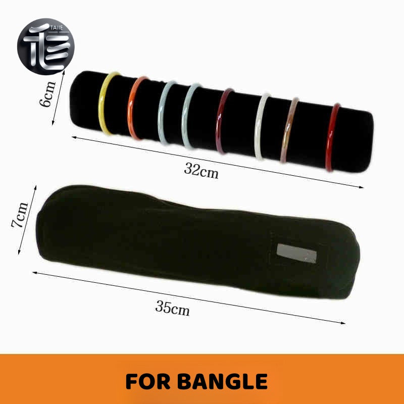 Velvet Jewelry Roll Organizer, Foldable Travel Storage Bag for Rings, Necklaces