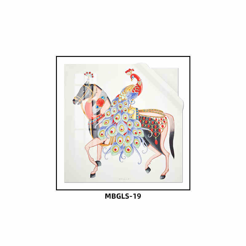 Silk hanging painting treasure modern Geri light luxury hotel model room porch decorative painting sofa floor painting