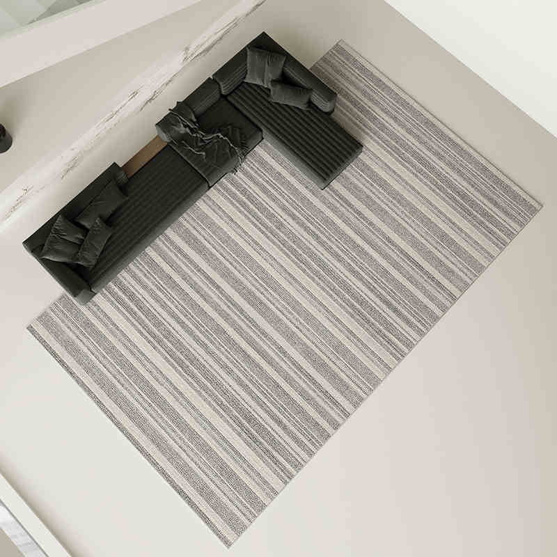 Grey carpet living room light luxury high-end high-end washable rub home sofa floor mat