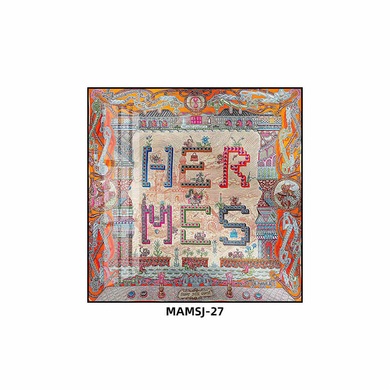Love horse silk scarf hanging painting modern simple living room sofa background wall floor painting porch senior sense hanging painting light luxury