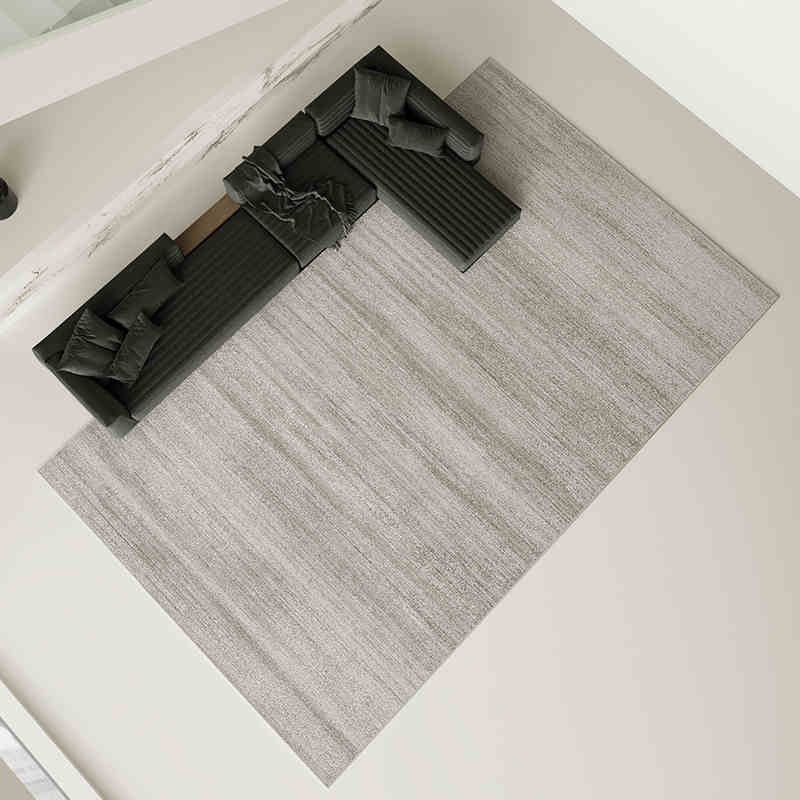 Grey carpet living room light luxury high-end high-end washable rub home sofa floor mat