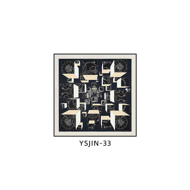 Love horse silk scarf decoration painting Shi high-end light luxury porch square horse hanging painting restaurant living room bedroom room landing