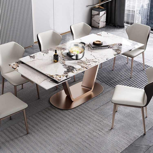 Modern simple retractable folding dinner table