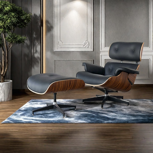 Eames Lounge Chair designer light luxury original EAMES high-end sofa chair Italian leather casual boss chair