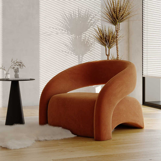 Nordic designer single sofa ins wind network red modern minimalist light luxury living room balcony leisure tiger chair