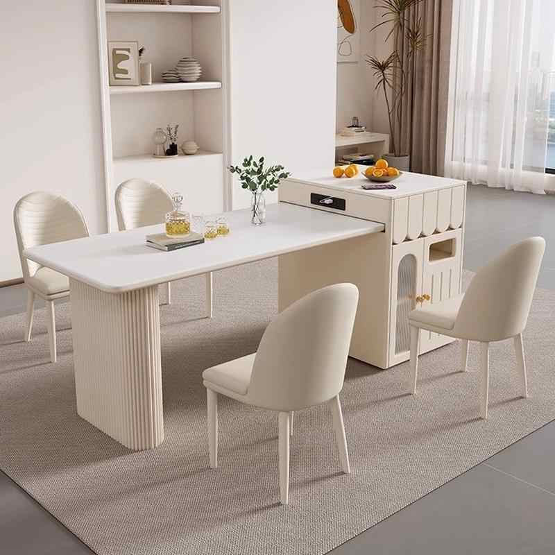 Butter wind island table one retractable multifunctional rock slab island simple household kitchen guide bar table