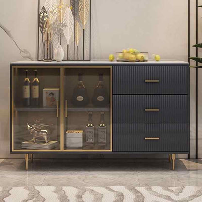 Italian marble side cabinet
