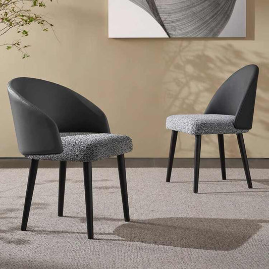 Ash wood cotton hemp leisure restaurant creative chair