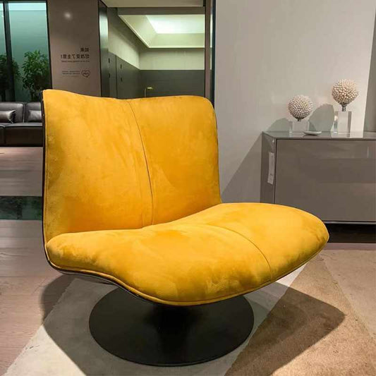Designer baxter minimalist casual living room creative light luxury single FRP revolving lazy duck bill sofa chair