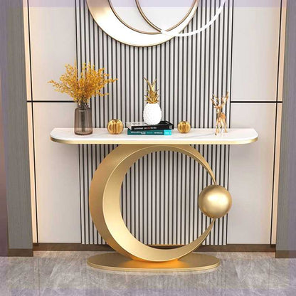 Italian light luxury rock panel porch cabinet facing the door against the wall porch table entry porch table storage shelf narrow table