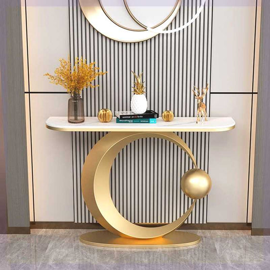 Italian light luxury rock panel porch cabinet facing the door against the wall porch table entry porch table storage shelf narrow table