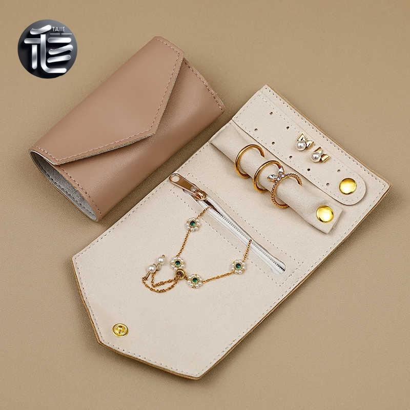 Jewelry pouch,Travel jewelry pouch,PU leather jewelry bag